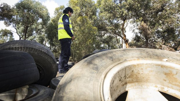 The clandestine exploits of Melbourne’s tyre dumpers – and the squad hunting them down