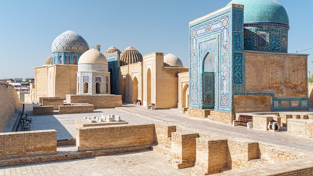 Shah-i-Zinda Ensemble in Samarkand.