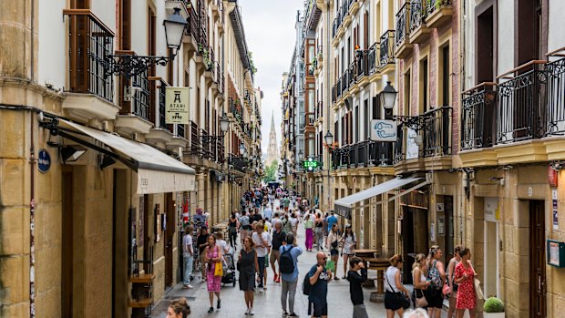 San Sebastian’s Old Town.