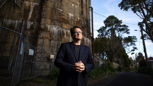 Unsafe levels of PFAS have been found in a drinking water reservoir in the tourist village of Leura. The testing was conducted after pressure by community campaigner Jon Dee, pictured. 
