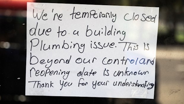Jerry’s Pizza in Manly told customers on Facebook on October 23 that they would be closed until further notice.