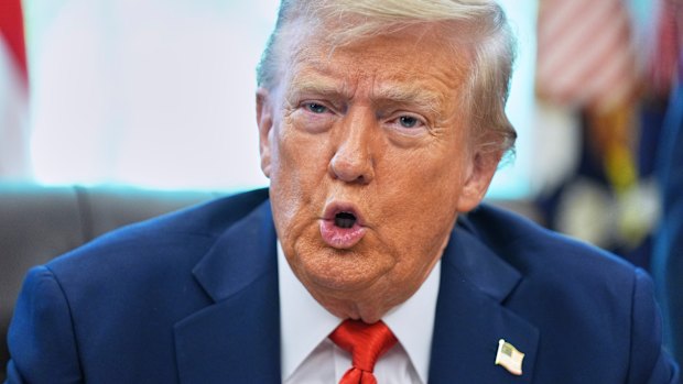 US President Donald Trump has threatened to hit countries that tax American tech giants with big tariffs.