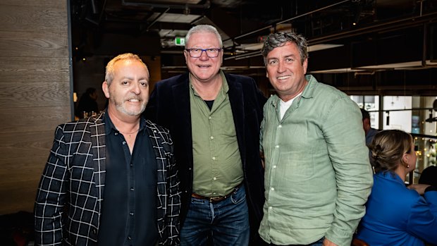 Laurence Thorpe, State Manager WA, Seagrass Boutique Hospitality Group, The Block host Scott Cam, and Garden Gurus host Trevor Cochrane.