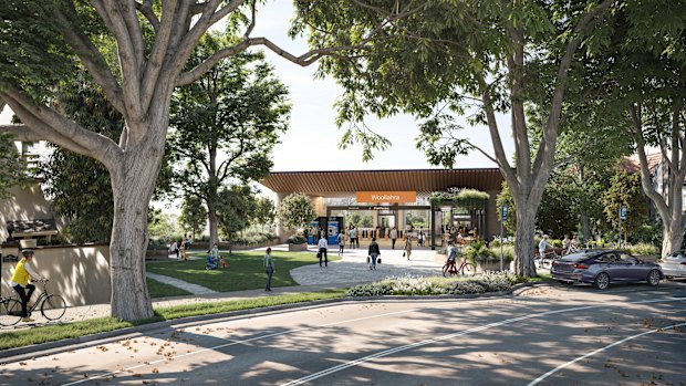  A NSW Government artist impression of Woollahra train station, to be completed by 2029. 