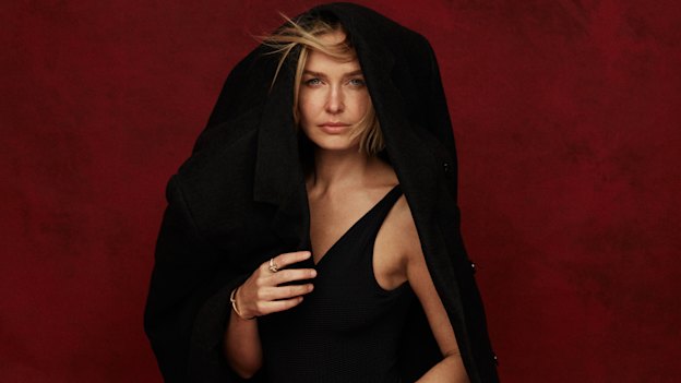 Lara wears Esse Studios coat, Seafolly “Seadive” swimsuit. All jewellery by Tiffany & Co (worn throughout).