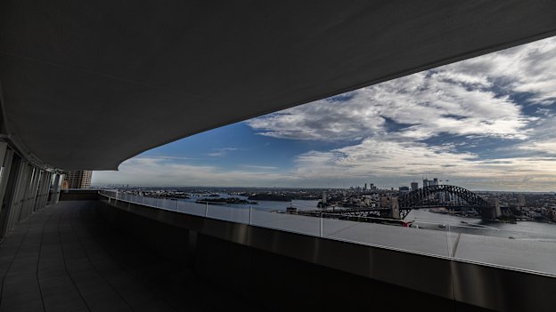 The view from the top of 33 Alfred Street.