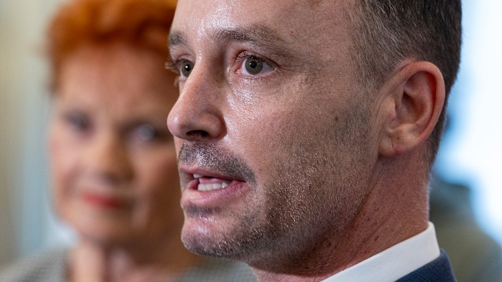 Warren Pickering, One Nation’s leader in Victoria, with his boss Pauline Hanson.
