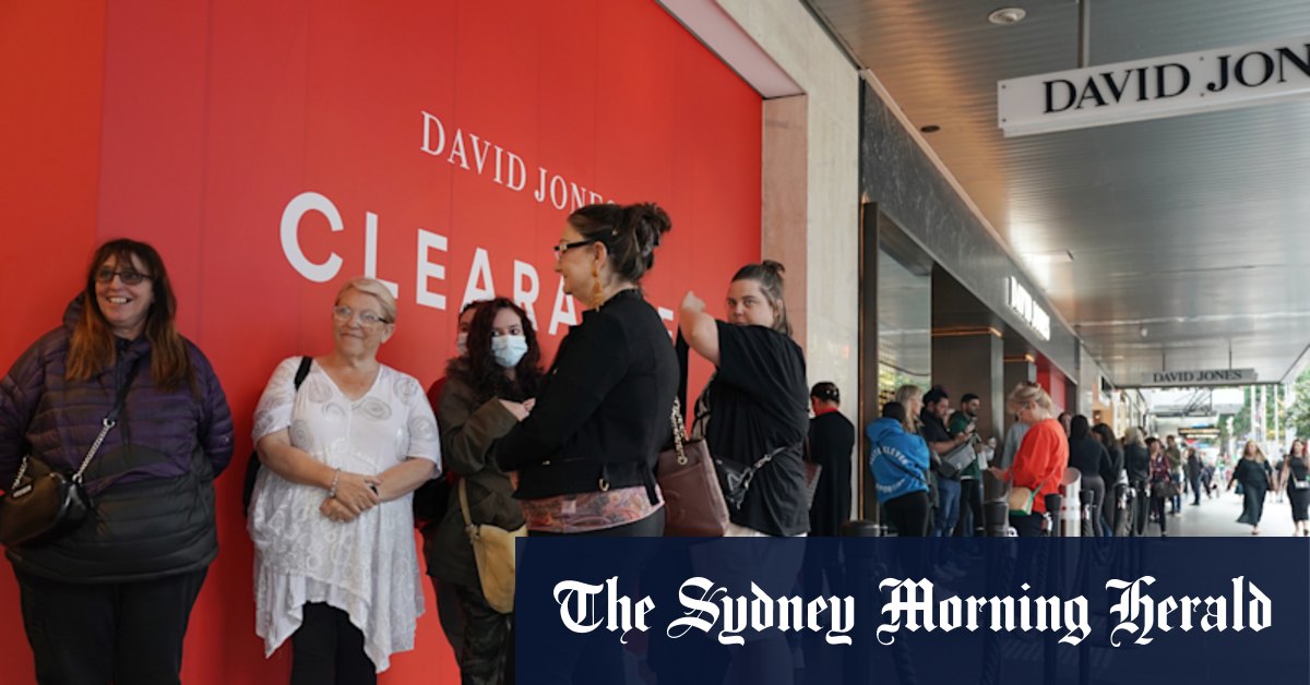 Boxing Day sales 2023: Myer, David Jones queues short, but shoppers still expected to spend big - Vimarsana News