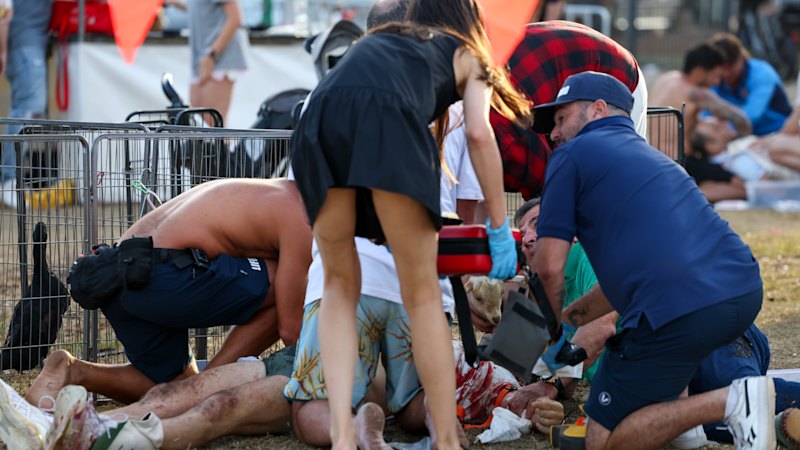 At least 10 dead at Bondi Beach after mass shooting at packed crowd