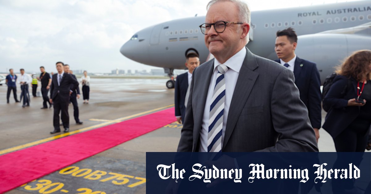 Australia complains to China about live-fire exercise as Albanese begins Shanghai tourism mission