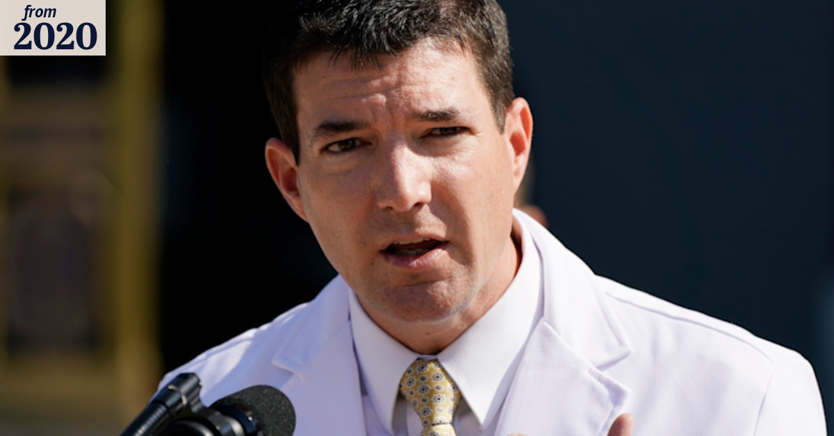 Confusing reports turn spotlight onto Sean Conley, Donald Trump's doctor