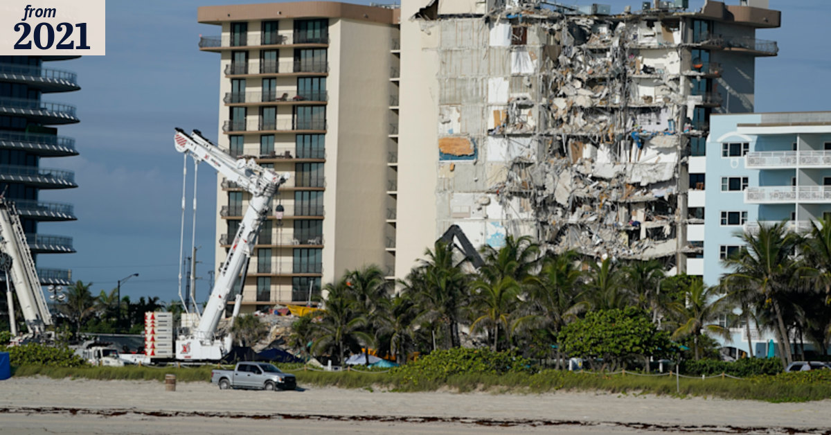 Demolition crews take over from rescuers at collapsed Florida tower