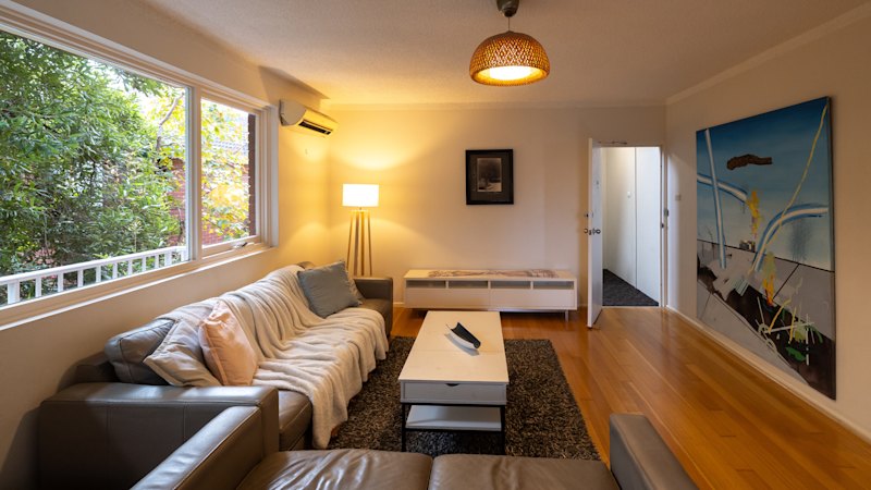 ‘It’s over’: First home buyers embrace after paying $967,000 for inner-west home