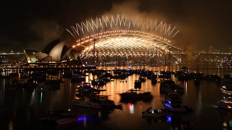 New Year’s Eve as it happened: Sydney welcomes 2026 with spectacular fireworks display
