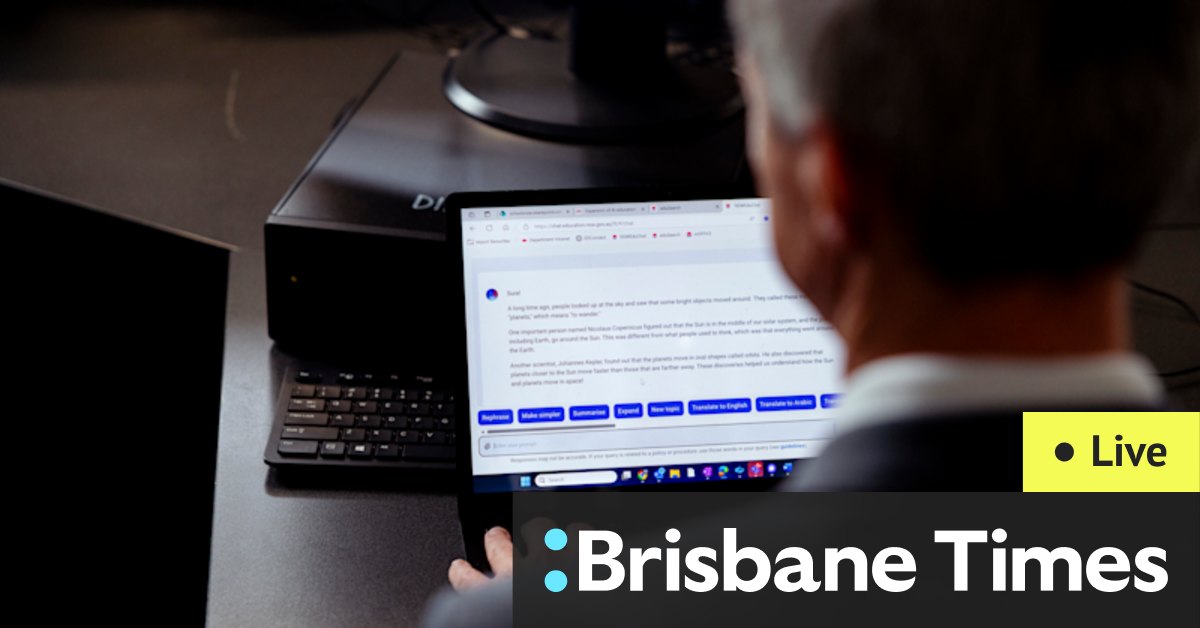Australia news LIVE: Productivity commission urges soft touch on AI