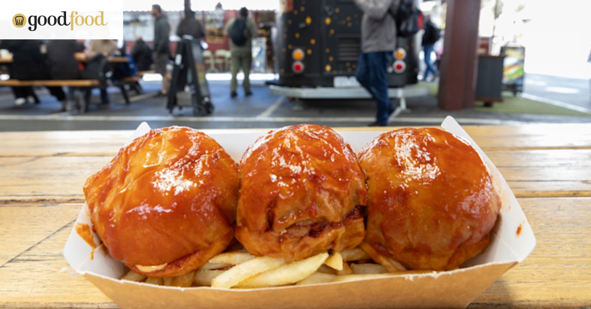 The ‘soggy burger’ at this Queen Vic Market stall is sparking Melbourne’s next snack craze