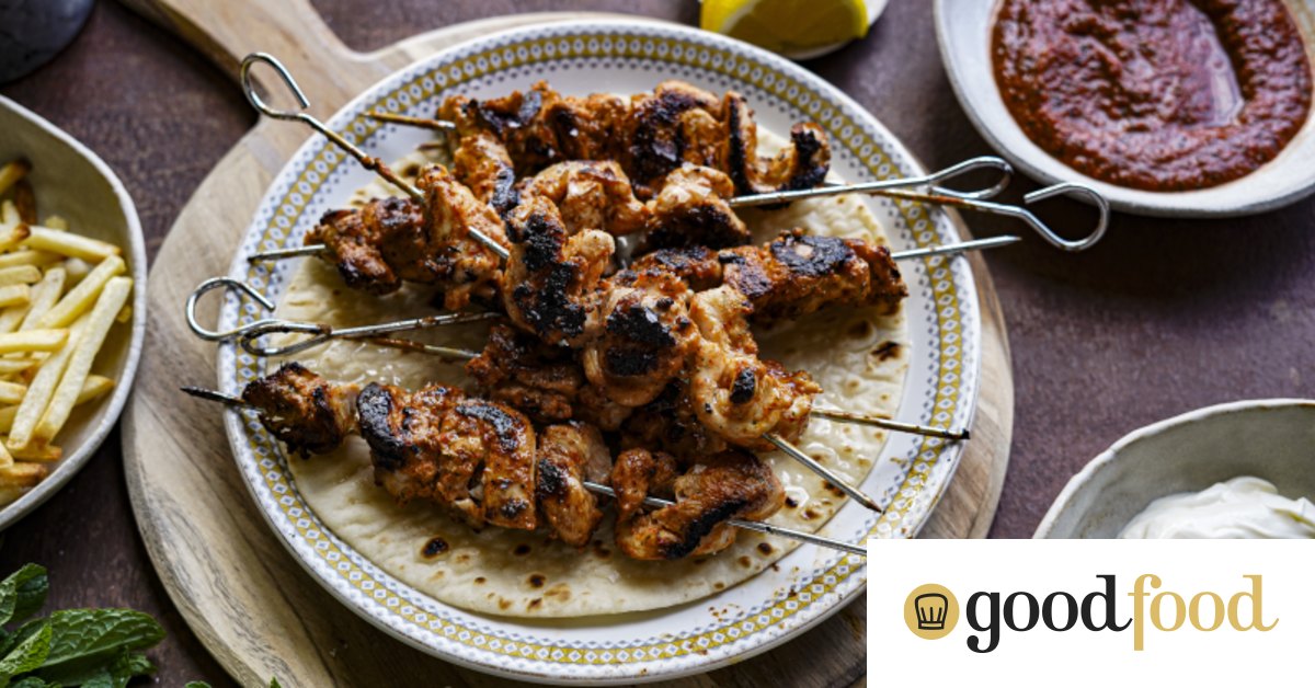 Barbecue recipe: Chicken shish kebabs with double-duty marinade