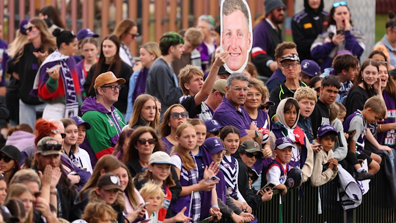 Fans flock to Dockers’ final home training ahead of grand final clash