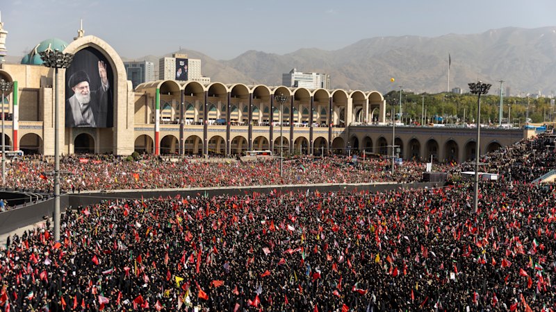 ‘Let us wail’: Thousands rally in Tehran for supreme leader Khamenei’s funeral