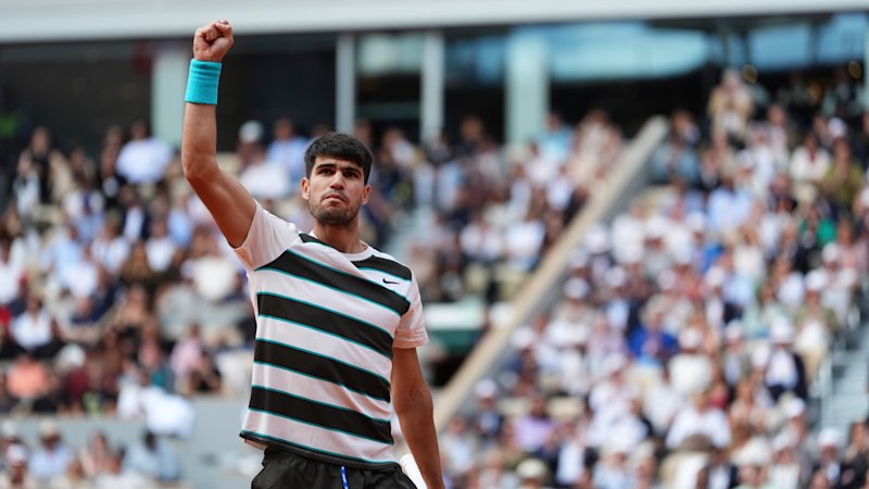 Alcaraz storms home to beat Sinner in five epic sets to claim French Open title