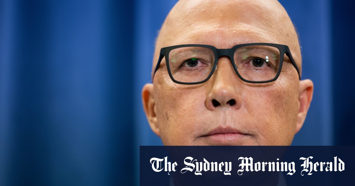 Is Peter Dutton dumping his party on the wrong side of history? - Vimarsana News