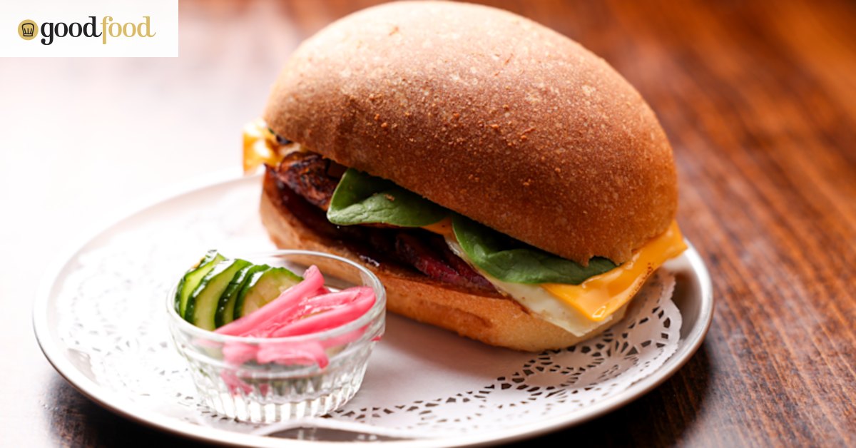 If you like bacon-and-egg rolls, you’ll love the bulakenya sandwich at Adhika