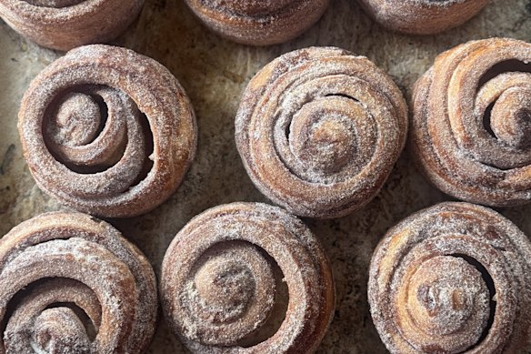 Morning buns ($8) at Beurre in Canterbury are like cinnamon scrolls but amped up.