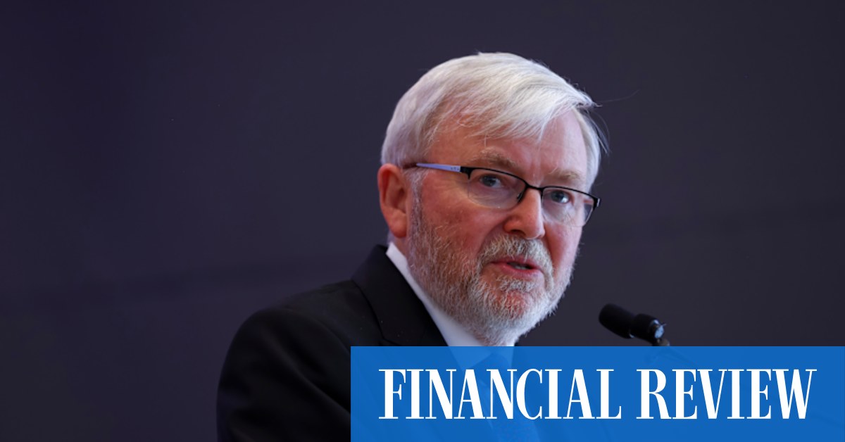 Former Prime Minister Kevin Rudd says he was never introduced to Jeffrey Epstein after his name was mentioned in passing in the latest tranche of files.