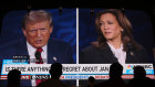 People watch the presidential debate between Republican presidential nominee former President Donald Trump and Democratic presidential nominee Vice President Kamala Harris, Tuesday, Sept. 10, 2024, at the Gipsy Las Vegas in Las Vegas. (AP Photo/John Locher)