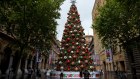 The City of Sydney Christmas tree in Martin Place.
