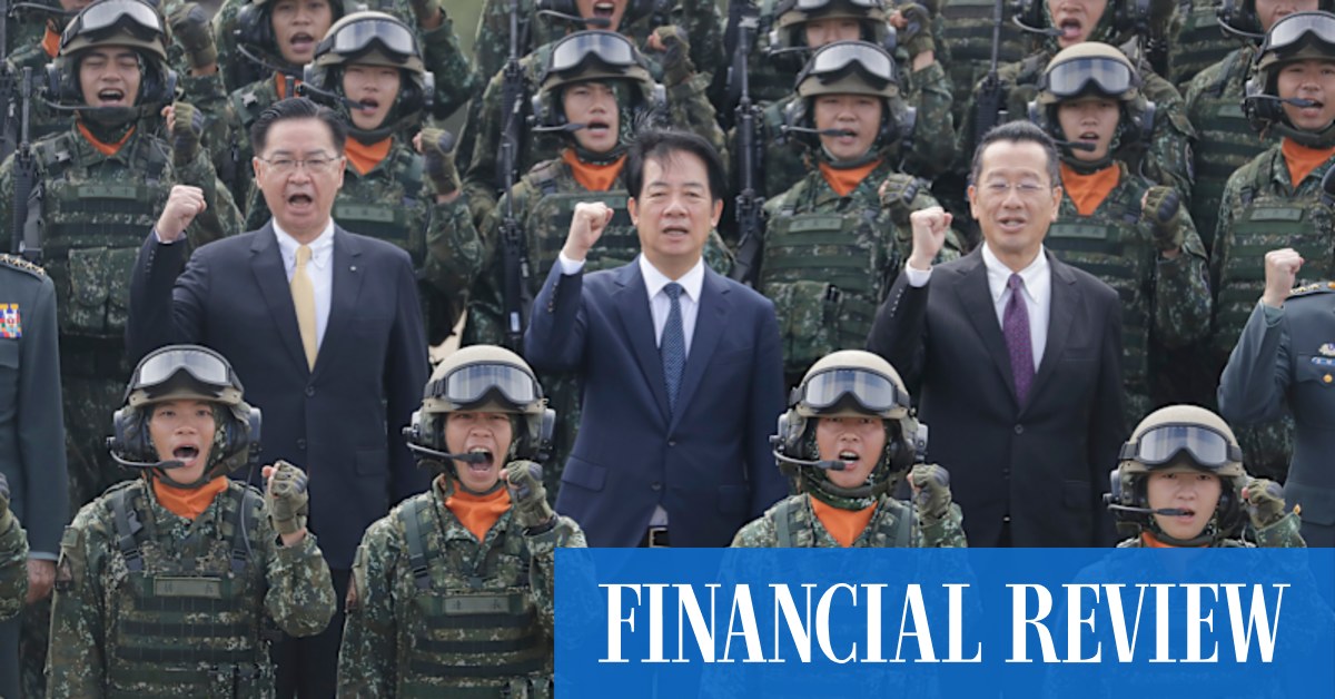 Taiwan vows extra $60b for defence against China as tensions rise