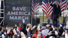 President Donald Trump addresses his supporters at a rally before the riot.