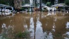 Flooding near Santa Cruz County in California. 
