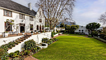 The Claremont hotel in Cape Town is in an historical mansion.