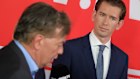 Former Austrian chancellor Sebastian Kurz. Kurz resigned after he was accused of corruption in a scandal that has now stretched to ASX-listed Ainsworth.