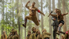 Taika Waititi and Roman Griffin Davis in the film Jojo Rabbit