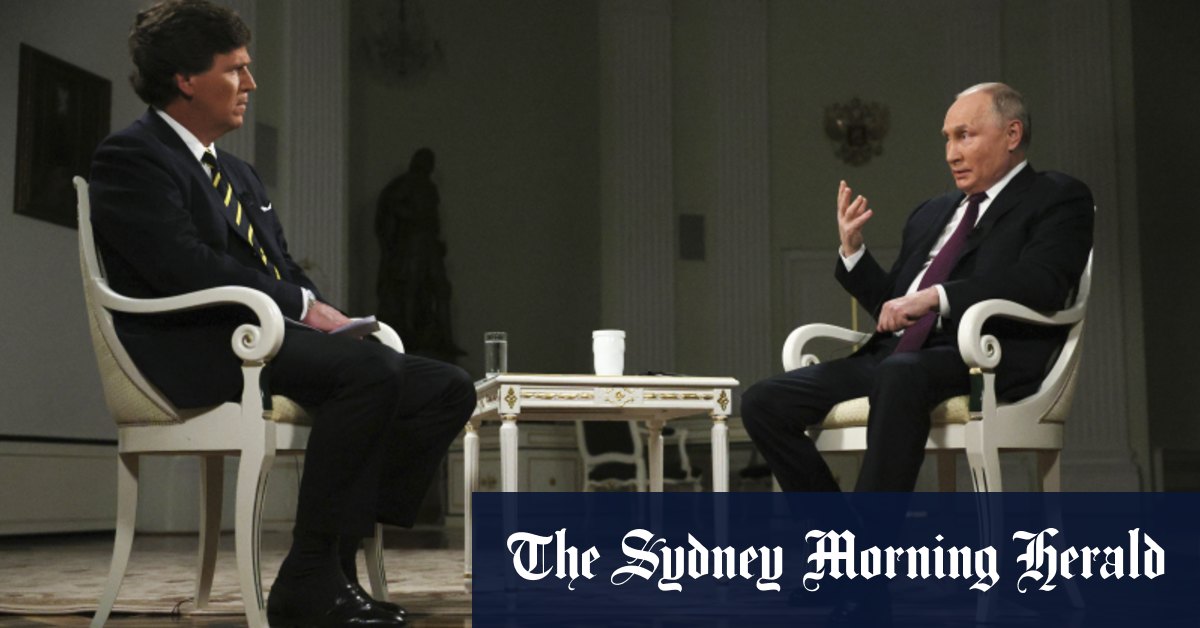 Putin calls on US to ‘negotiate’ on Ukraine in Tucker Carlson interview