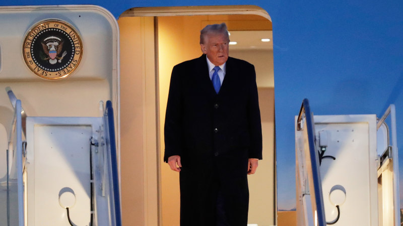 As his tariffs sank the market, Trump was nowhere to be seen