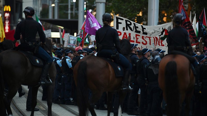 The right is to protest peacefully – there’s no place for hate