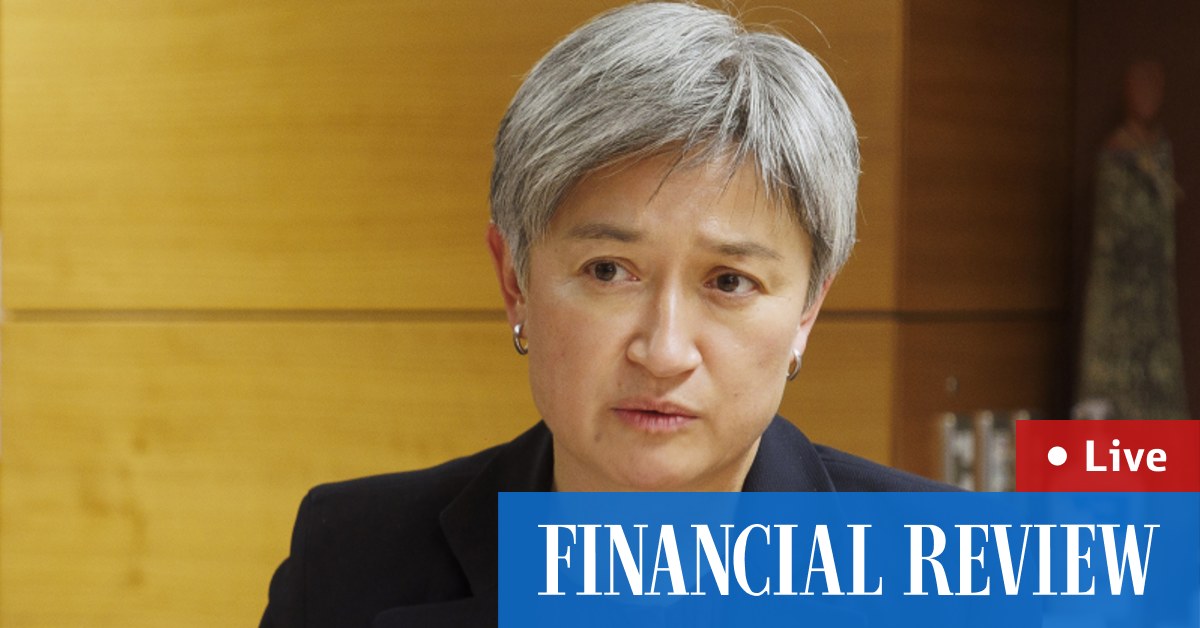 Penny Wong parla del discorso del ministro degli Esteri russo Sergey Lavrov