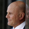 Olive branch? New rugby boss Rob Clarke will attempt to mend fences with Foxtel boss and old sailing rival Patrick Delany.