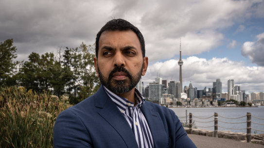 Tristan Ram is a permanent resident who has been waiting since July for a resident return visa to return to his home, children and job in Sydney.