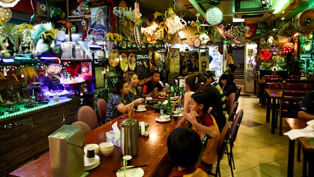Sensory overload inside Hai Au Lang Nuong.
