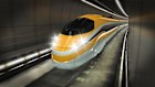 An artist impression of a high speed train for Australia’s proposed high speed rail network.