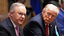 Prime Minister Anthony Albanese and US President Donald Trump at the White House last year.