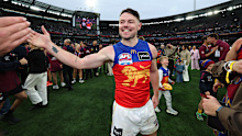Lachie Neale leaves Brisbane with two Brownlows and three premierships.