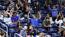 The fan ejected from the game. 