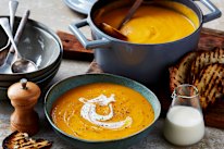 Pumpkin soup.