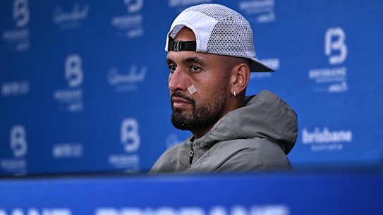 Nick Kyrgios spoke candidly to the media.