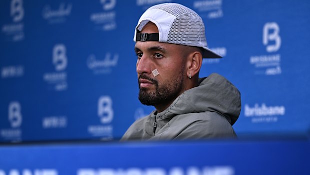 Nick Kyrgios spoke candidly to the media.